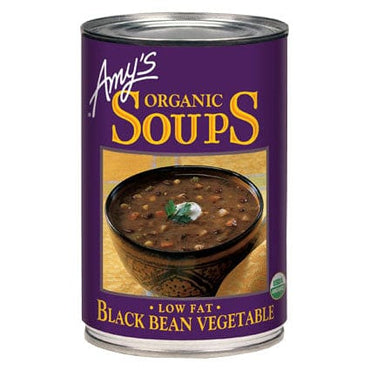 Amyâ€™s Kitchen Black Bean and Vegetable Soup 411g